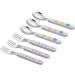 EXZACT Kids Cutlery Set - Stainless Steel Toddler Children's Cutlery - BPA Free, Dishwasher Safe - Stars & Dots Design - 6pcs (3 Forks + 3 Spoons) - Buy Online on GoSupps.com