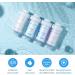 HubiCare Vitamin C Shower Infuser - Chlorine & Fluoride Filter Hard Water Softener Tropical Blue Ocean - Perfect for Healthy Skin & Hair - Buy Online on GoSupps.com
