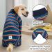 AXCIMOND Dog Recovery Suit for Dogs - One-Piece Long-Sleeved Wound Protection After Surgery - Alternative to Neck Collars - 3XL Navy Blue - Buy Online on GoSupps.com