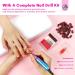 Saviland Dipping Powder Nails Set - 30 Color Dip Powder Kit with Electric Nail Miller Base & Top Coat Activator Brush Saver for Vibrant Nail Art - Buy Online on GoSupps.com