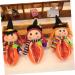Healeved 2pcs Candy Bag Halloween Theme Pouch Halloween Party Favors Halloween Candy Kids Clear Bags for Favors Halloween Party Bags Halloween Party Favor Bags Gift Cloth Child The Witch - Buy Online on GoSupps.com