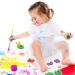 Gejoy 64-Piece Sponge Painting Kit for Kids - Alphabet, Numbers, Animals - Art & Craft Drawing Tools for Toddlers, Educational Bath Toy - Buy Online on GoSupps.com