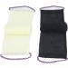 DAUZ Net Bath Sponge - Quick Drying African Bath Sponge with Hand Straps & Gloves for Easy Shower - Hotel Quality (Black Beige - Buy Online on GoSupps.com