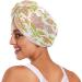 Daisy Flower Dry Hair Cap & Quick Drying Towel Set - 2 Piece Super Absorbent Soft Comfortable - Buy Online on GoSupps.com