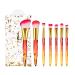 Makeup Brushes Premium Synthetic Concealers Foundation Powder Eye Shadows Makeup Brushes Cosmetic Eyebrow Eyeshadow Powder Brush Lip Makeup Brushes Double Ended Makeup Brush(A One Size) A One Size