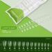 FEIlei Long Coffin Fakes Nail Tips Acrylic Press on Nails Clear Artificial False Nails - Buy Online on GoSupps.com