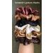 6 Pcs Silk Hair Scrunchies Hair Ties Set - Classic Color Hair Elastic Bracelet Ponytail Holders for Women and Girls - 4.5 Inch (Pack of 6) - Buy Online on GoSupps.com