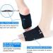 2 Pairs Ailaka Compression Arch Support Sleeves - Cushioned Braces for Flat Foot Pain Relief and Plantar Fasciitis - Gel Pads Included - Black - Buy Online on GoSupps.com