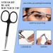 Facial Hair Grooming Scissors for Men & Women - Rounded & Curved Eyebrow Trimming Tool for Nose, Beard, Mustache, Eyelashes & Ear Hair - Buy Online on GoSupps.com