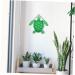 HOOTNEE Wall Art Crafts Iron Crafts Adorn Iron Turtle Decor Room Decor 21x21cm Green - Buy Online on GoSupps.com