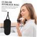 NULYLU Curling Iron Storage Bag Hair Rollers Curling Wand Hair Straightener Hair Curler Black - Buy Online on GoSupps.com