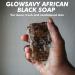 Glowsavy African Black Soap - Natural Exfoliating Bath Soap for Smooth & Hydrated Skin - Deep Cleansing Face, Body, Skin - Vegan & Cruelty-Free - 1 Bar - Buy Online on GoSupps.com