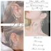 Bohemia Gold Circle Disc Earrings | Minimalist Geometric Studs for Women & Girls - Buy Online on GoSupps.com