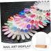 GLEAVI Nail Display Board Tips Nail Tip Display Boards Reusable False Nail Holder Fake Nail Holder Emblems Sign False Nail Display Stand Earrings Art Business Card Holder Jewelry Acrylic - Buy Online on GoSupps.com