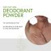 Honeybee Gardens Men's Bay Rum Deodorant Powder - Talc & Aluminum Free, 100% Natural Ingredients, Masculine Sweet & Spicy Scent - Buy Online on GoSupps.com