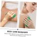 FRCOLOR 3-Set Massage Globe - Manual Massage Devices Hand Massager & Acupuncture Roller for Face & Body - Perfect Birthday Gift - 11x6.5cm Green - Buy Online on GoSupps.com