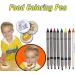 Food Coloring Markers Multi-Color Food Writing Pens Transfer Edible Black Coloring Pens Fine-Pointed Edible Markers Used for Fondant Cake Chocolate - Buy Online on GoSupps.com