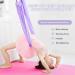 Wiyety Yoga Hammock - Aerial Yoga Kit Leg Stretcher Elastic Resistance Bands for Ballet Pilates and Gymnastics (Purple) - Shop Internationally - Buy Online on GoSupps.com