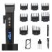 Hair Clippers Hair Clipper Rechargeable Titanium Ceramic Blade Electric Pusher LCD Digital Hairdresser Suit for Men with Charging Stand