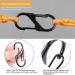 36 Pieces Mini Carabiner Hooks - Metal 8-Shaped Doppelkarabiner for Camping & Home Use (Black) - Buy Online on GoSupps.com
