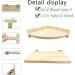 3PCS Bird Platform Perch Stand Natural Wood Budgie Parrot Toys and Accessories for Cage for Chinchilla Mouse Rat Dwarf Hamster - Box Packaging - Buy Online on GoSupps.com
