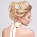 PAGOW Short Flower Barrettes Hair Clips - Kawaii Kimono Pearl Floral Hair Accessories - White Vintage Tassel Hairpins for Women Girls (3 Pair) - Buy Online on GoSupps.com