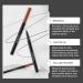2024 New Magic Eyebrow Pencil with 4 Fork Tip Upgraded 3D Waterproof Microblading Eyebrow Pen Microblade Precise Eyebrow Contouring Pen Long-Lasting Natural Eye Brow Pencils for Women (Black) - Buy Online on GoSupps.com