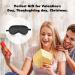 Silk Sleep Mask for Men and Women - Super Smooth Eye Cover for Airplane Travel and Restful Sleep - Black - Buy Online on GoSupps.com