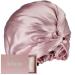 Blissy Silk Bonnet For Sleeping For Long And Curly Hair - 100% Pure Mulberry Silk 22 Momme 6a High-grade Fibers - Satin Bonnet And Hair Cap For Sleeping - Satin Bonet Sleep Cap For Women And Men Pink