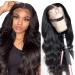 Body Wave Lace Front Wigs Human Hair for Black Women, 13x4 Brazilian Virgin Human Hair Lace Frontal Wigs, 150% Density Body Wave Human Hair Wig Pre-Plucked with Baby Hair Natural Color (26 Inch., 13*4 Body Wave Lace Fronta…