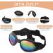 Dog Goggles Dog Sunglasses Adjustable Strap for Waterproof Windproof UV Protection Sunglasses for Dog for Go out Travel Skiing Swim (Black) - Buy Online on GoSupps.com