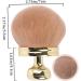 Self Tanner Brush Oval Self Tanning Brush 2.8" Dia. Large Body Brush Makeup Soft Reusable Sunscreen Applicator for Makeup Legs Arms Face Body Gold Self Tanning Brush - Buy Online on GoSupps.com