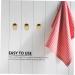 STOBAZA 5pcs Clothes Hook Wall Mounted Hooks Purse Hooks Bathroom Wall Hooks Convenient Hanger Bags Bathrobe 2.9X1.8CM Golden - Buy Online on GoSupps.com