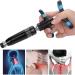 Professional Manual Spine Activator - Stainless Steel Chiropractic Adjustment Tool for Effective Back Massage (Black) | International Shipping Available - Buy Online on GoSupps.com