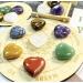 Xianvxi 1.2 Heart Stones Set - Amethyst Green Aventurine Clear Quartz - 7PC Multicolored Medicinal Crystals for Chakra Healing - Buy Online on GoSupps.com