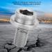 M8*15mm Titanium Crank Bolt Bottom Bracket BB Axle Screws Kit + Dust Cap & Nylon Washer for Mountain Road Bike - Buy Online on GoSupps.com