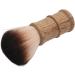 Barber Brush Hair Cutting Neck Dust Brush Home Salon Barber Fiber Hair Wooden Handle Face Neck Hair Dust Cleaning Brush for Home and Salon - Buy Online on GoSupps.com