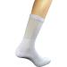 Yomandamor Men's Diabetic Crew Socks 4 Pairs - Seamless Cotton with Arch Support 10-13, White - Buy Online on GoSupps.com