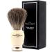 Edwin Jagger Imitation Ivory Pure Badger Shaving Brush - Ideal for Shaving Cream or Soap - Men's Shaving Brush in Ivory - Buy Online on GoSupps.com