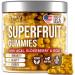 JOYLI Superfruit Gummies - Goji & Elderberry Fruit Multivitamin Gummies for Adults - Natural Gummy Vitamins for Women & Men - Rich in Vitamins A  C  D & E - Supports Immunity  Digestion & Energy