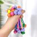 18Pcs Small Plastics Balls Hair Ties for Toddler Girls & Women - Elastic Rubber Bands Hair Accessories - Buy Online on GoSupps.com