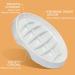 MSBC Slow Feeder Bowl for Cats and Puppies - Anti-Gulping Interactive Pet Food Dish - Non-Slip Melamine Bowl for Slow Eating - White - Buy Online on GoSupps.com
