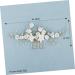 TOVINANNA Bridal Headdress Bridal Hair Comb Flower Hair Comb Bridal Hair Accessory Crystal Hair Comb Hair Comb for Bride - Buy Online on GoSupps.com