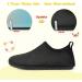 Leisfit Toddler Water Shoes - Baby Aqua Socks Non-Slip Beach Shoes - 7 Toddler All Black - Buy Online on GoSupps.com