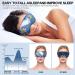 Fishent Sleep Eye Mask for Women Men - Super Soft Silk Sleep Mask for Sleeping Lightweight Comfortable Blindfold Eye Covers for Travel/Shift Work/Nap with Gift Box and Storage Bag Little Bird - Buy Online on GoSupps.com