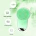 Sonic Facial Cleansing Brush | Soft Silicone Exfoliating Brush for Women | Anti-Aging Deep Cleansing Massage System | Green - Buy Online on GoSupps.com