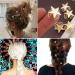 Yheakne Boho Star Hair Coils - Spiral Swirl Hair Pins | Gold Hair Studs for Women and Girls | Decorative Hair Accessories 5Pcs - Buy Online on GoSupps.com
