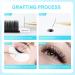 Nagaraku Ellipse Flat Eyelash Extensions - Professional Double Split Tip Individual Lashes U-Shaped Design 16 Rows (0.15mm C Curl 8-15mm) - Mat Black - Buy Online on GoSupps.com