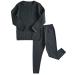 DreamBuy 20 Colours Ribbed Pyjama/Tracksuit/Loungewear Unisex Boys And Girls Pyjamas Baby Clothes Pyjamas For Women And Mens Pyjamas 6-12 Months Black
