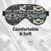 Fish Pattern Ultra-Soft Light-Blocking Eye Mask | Comfort & Restful Sleep | International Shipping - Buy Online on GoSupps.com